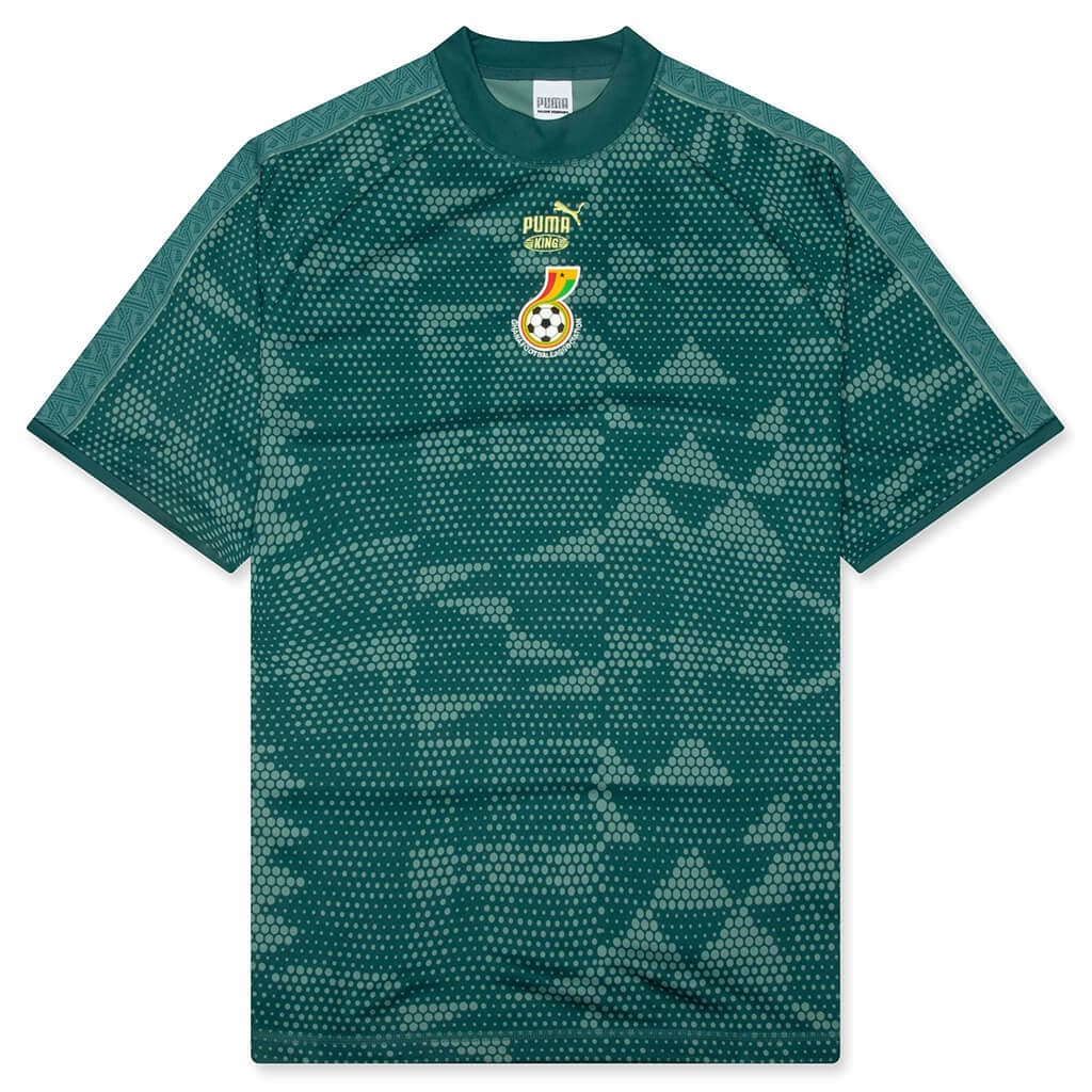 PUMA x Ghana x Salehe Bembury King Jersey - Emerald Ice Puma release photo