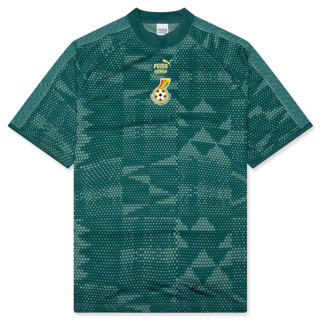 PUMA x Ghana x Salehe Bembury King Jersey - Emerald Ice Puma release photo