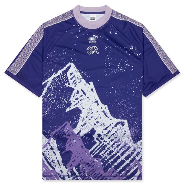 PUMA x Switzerland x Salehe Bembury King Jersey - Lapis Lazuli Puma release photo