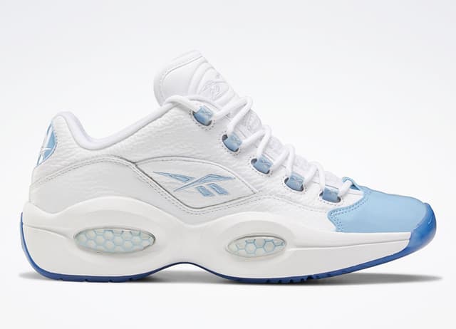 Reebok Question Low Patent “Fluid Blue” release photo