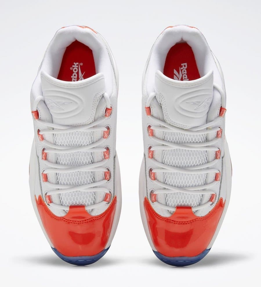 Reebok Question Low Patent “Vivid Orange” release photo 4