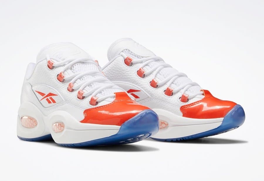 Reebok Question Low Patent “Vivid Orange” release photo 2