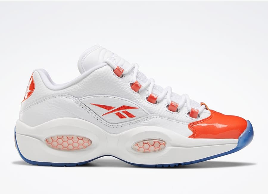Reebok Question Low Patent “Vivid Orange” release photo 1