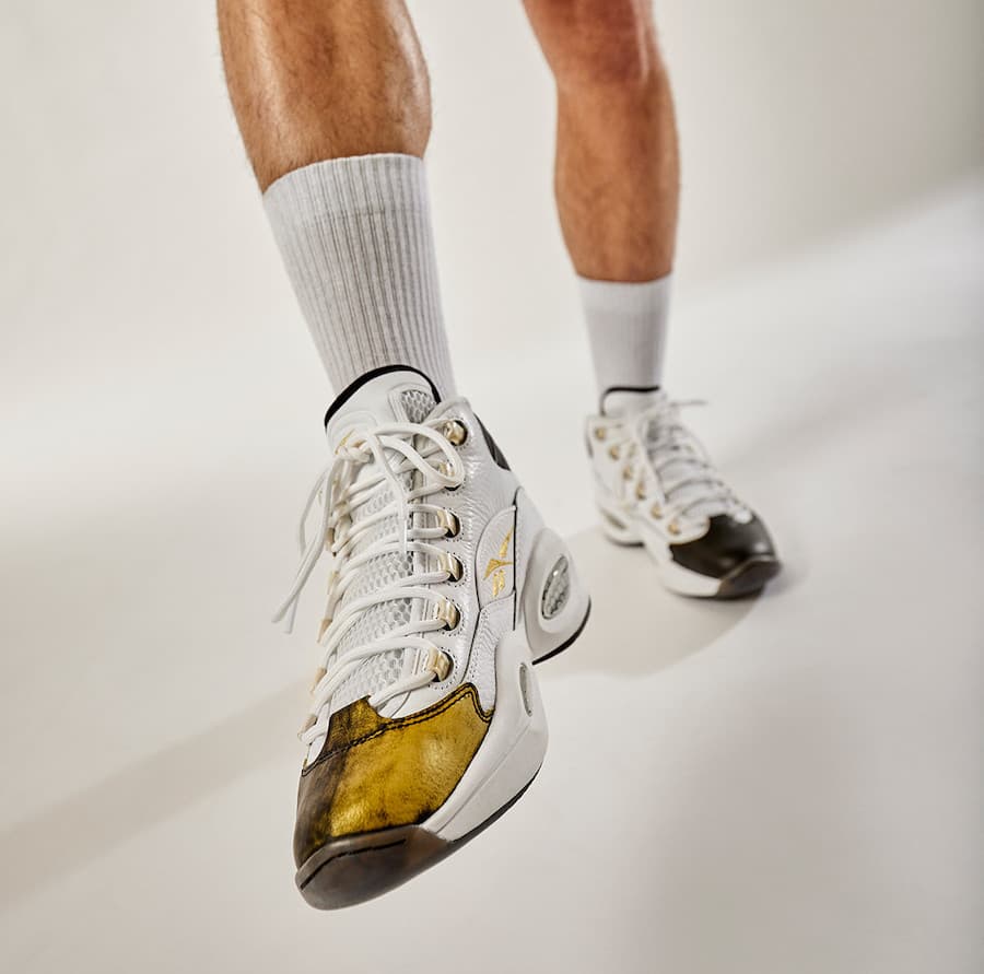 Reebok Question Mid “Respect My Shine” release photo 8