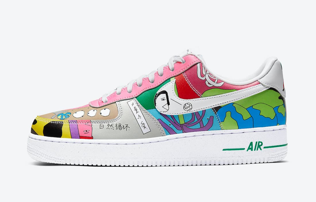 Ruohan Wang x Nike Air Force 1 Flyleather release photo 2