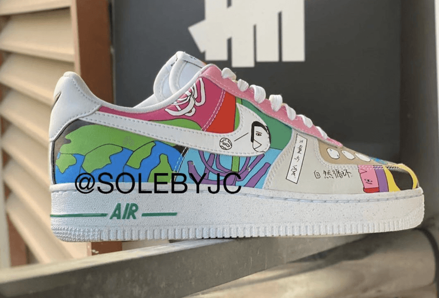 Ruohan Wang x Nike Air Force 1 Flyleather release photo 14