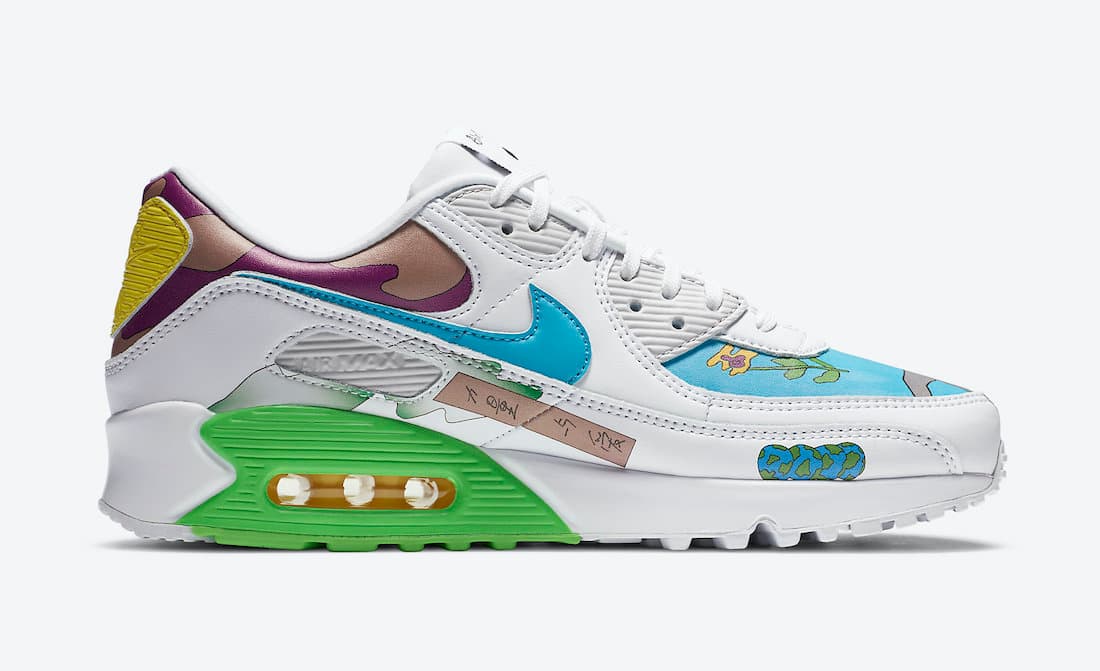 Ruohan Wang x Nike Air Max 90 Flyleather release photo 3