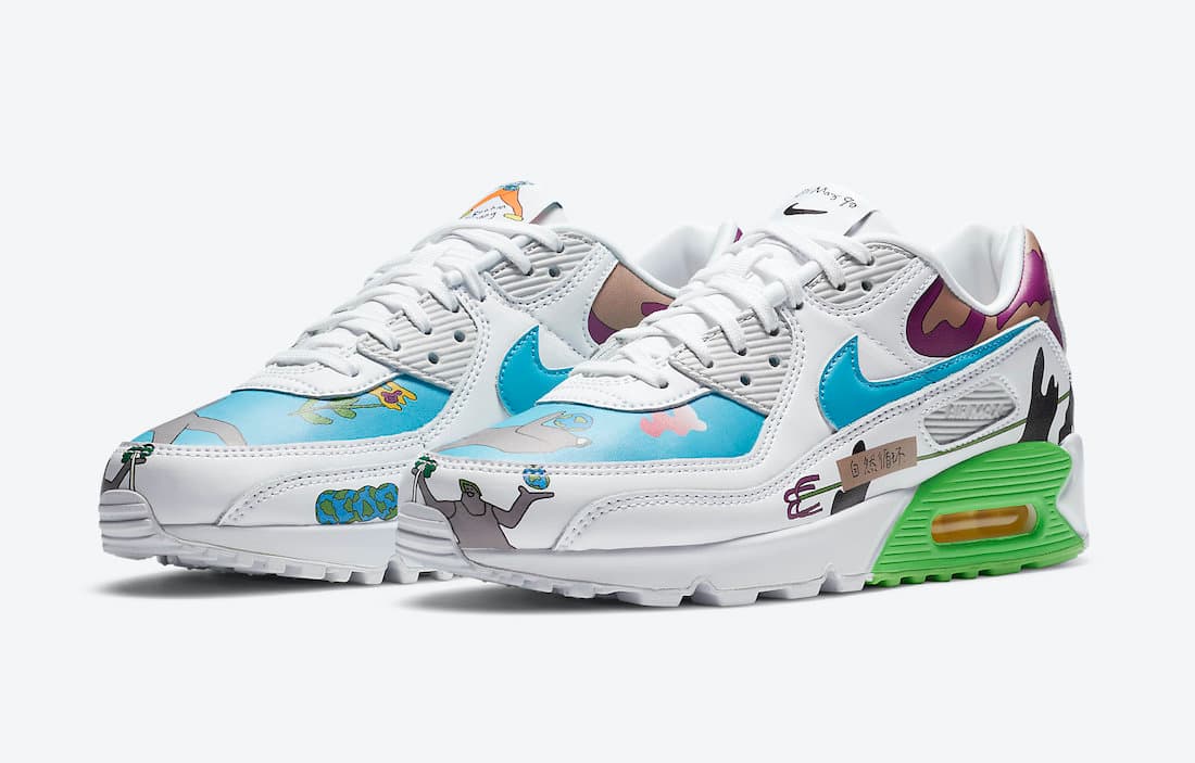Ruohan Wang x Nike Air Max 90 Flyleather release photo 1