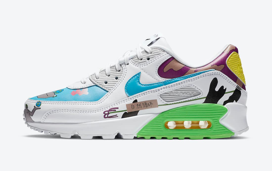 Ruohan Wang x Nike Air Max 90 Flyleather release photo 2