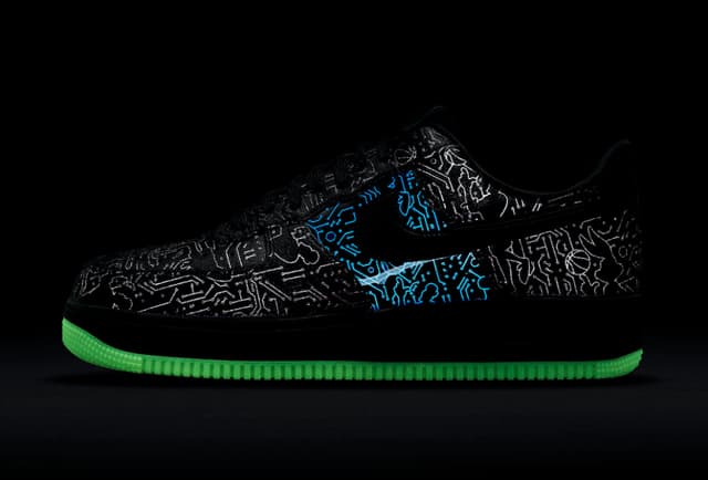 Space Jam x Nike Air Force 1 Low “Computer Chip” Nike release photo