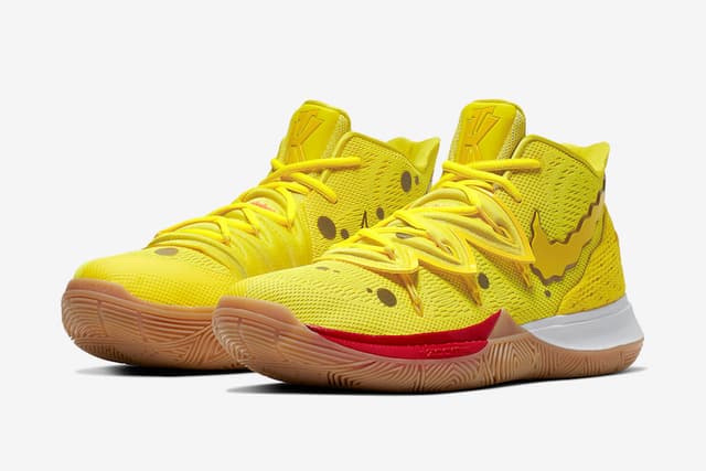 SpongeBob SquarePants x Nike Kyrie 5 “SpongeBob” Nike release photo