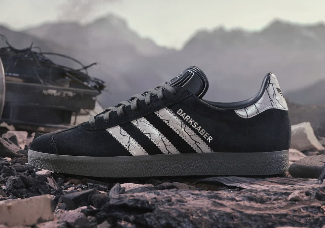Star Wars x adidas Gazelle “Darksaber” adidas release photo