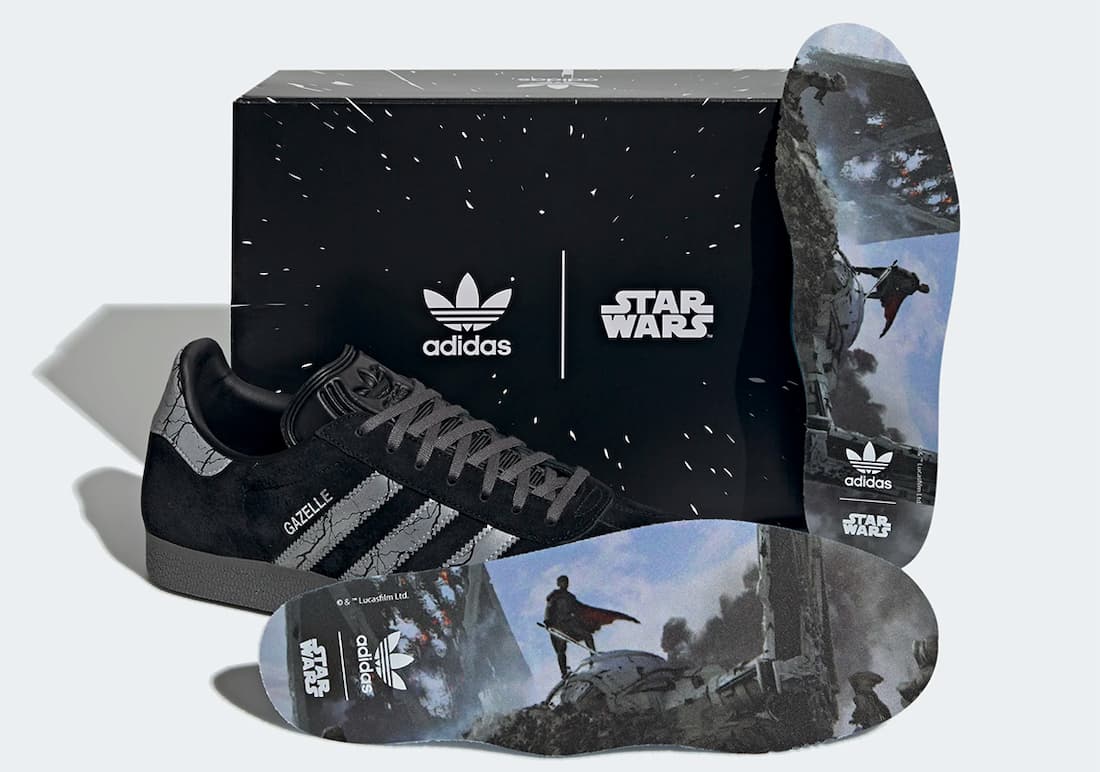 Star Wars x adidas Gazelle “Darksaber” release photo 7