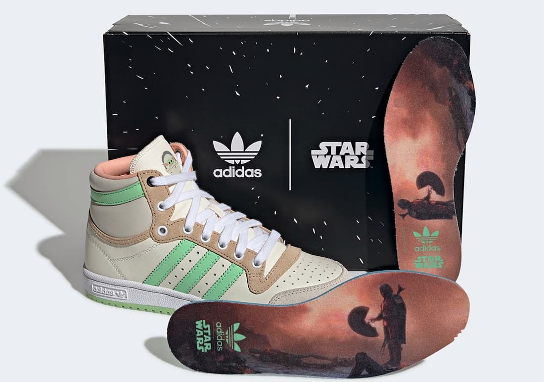 Star Wars x adidas Top Ten Hi “The Child” release photo 3