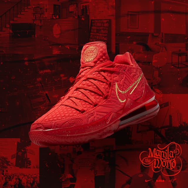 Titan x Nike LeBron 17 Low Nike release photo