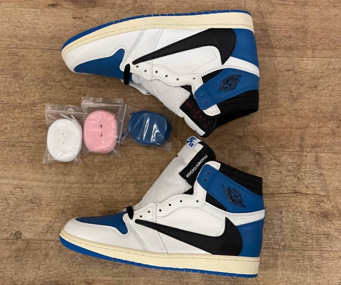 Travis Scott x Fragment x Air Jordan 1 High OG release photo 14