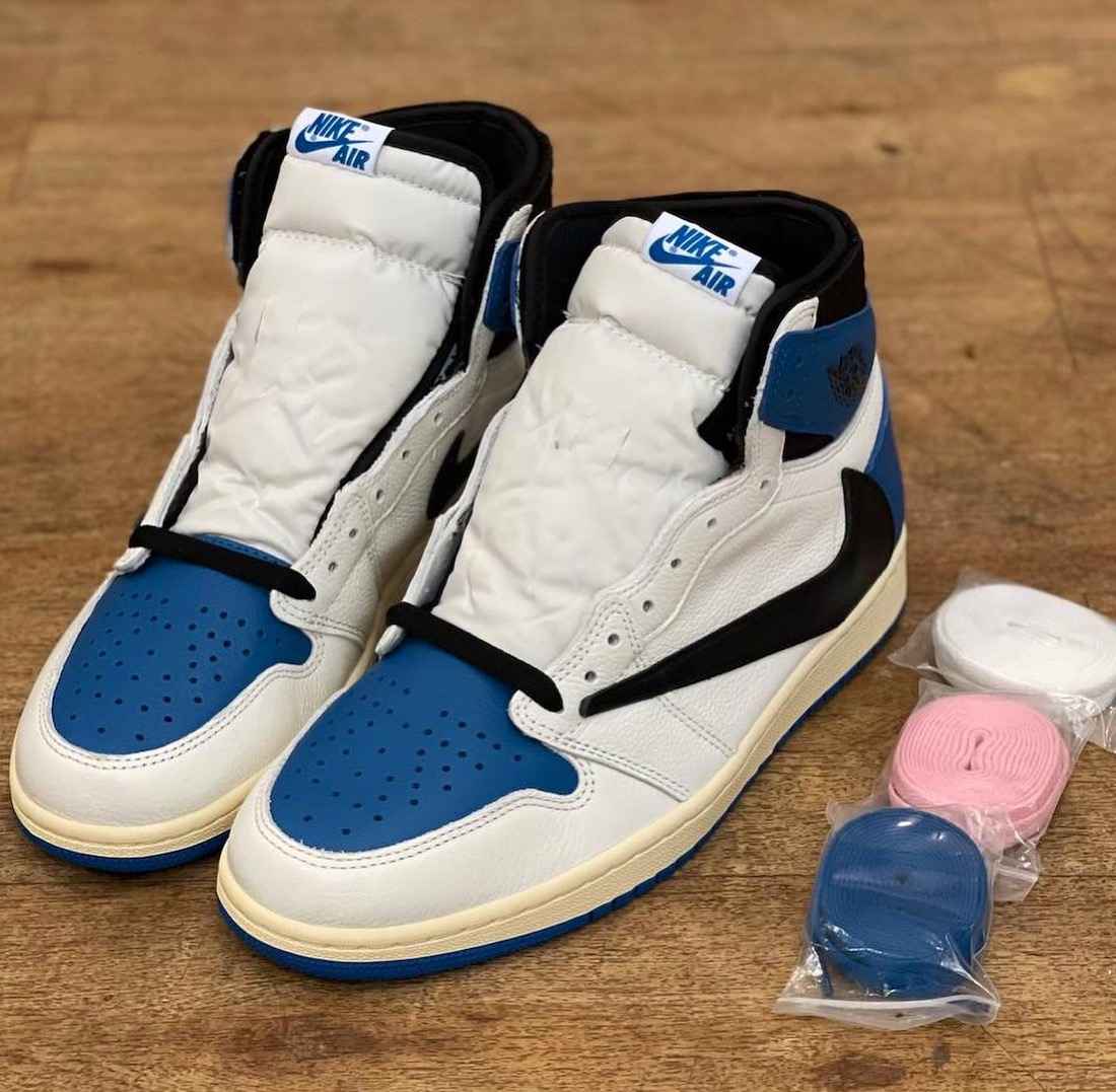 Travis Scott x Fragment x Air Jordan 1 High OG release photo 13