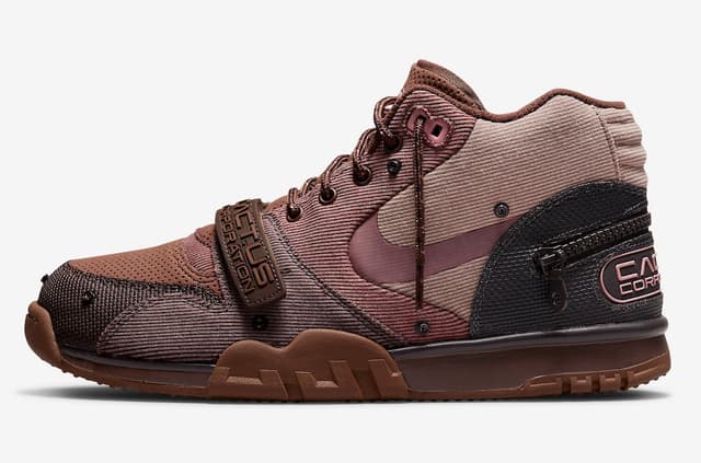Travis Scott x Nike Air Trainer 1 “Wheat” Nike release photo