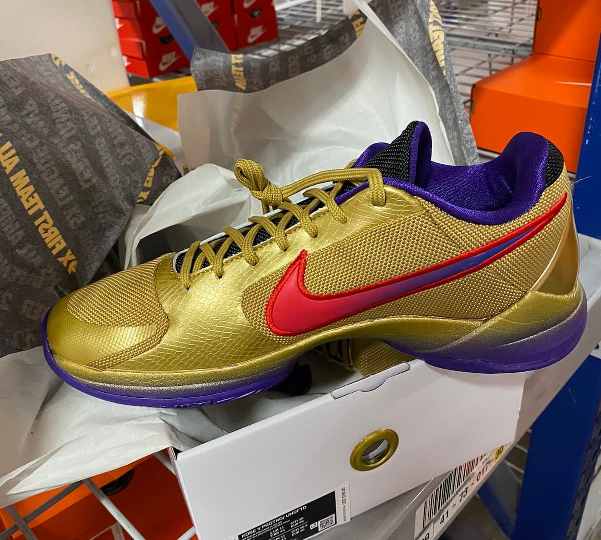 Undefeated x Nike Kobe 5 Protro “Double Digits” release photo 6