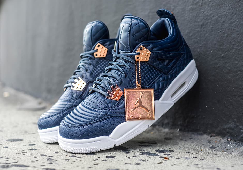Air Jordan Retro 4 PRM “Obsidian” release photo 2