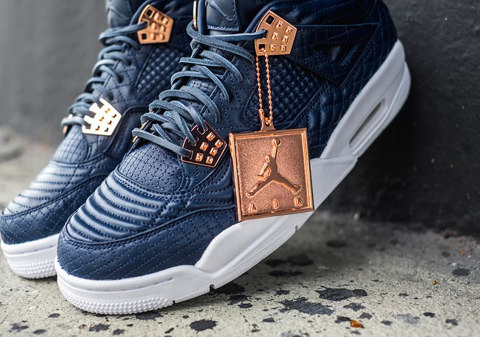 Air Jordan Retro 4 PRM “Obsidian” release photo 3