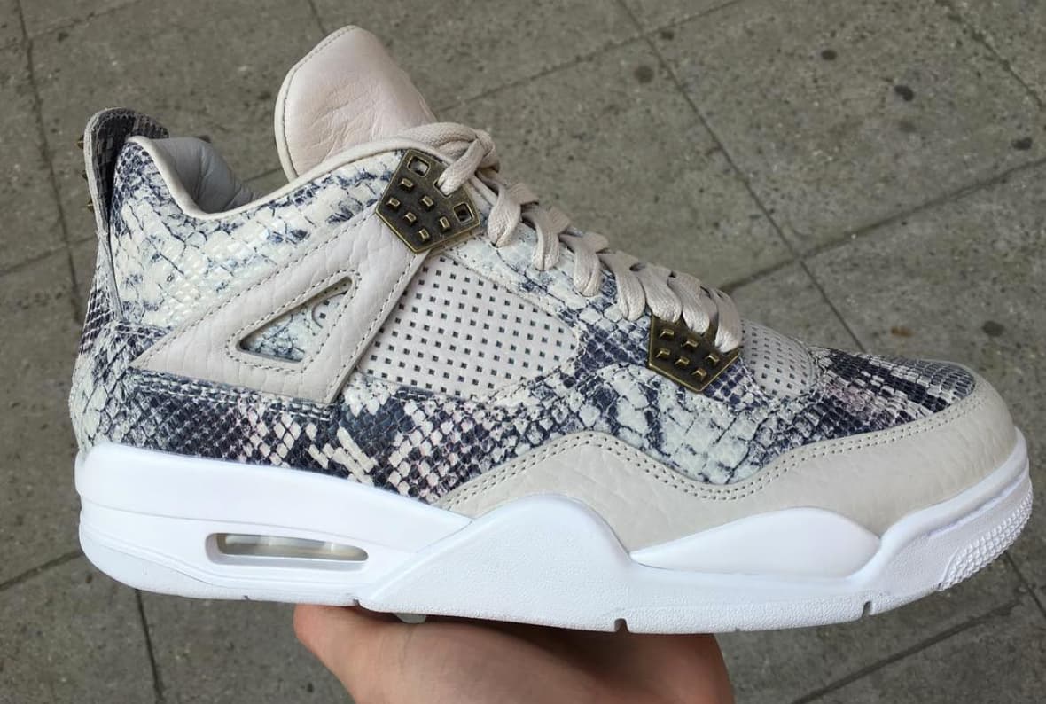 Air Jordan 4 Premium “Snakeskin” release photo 1