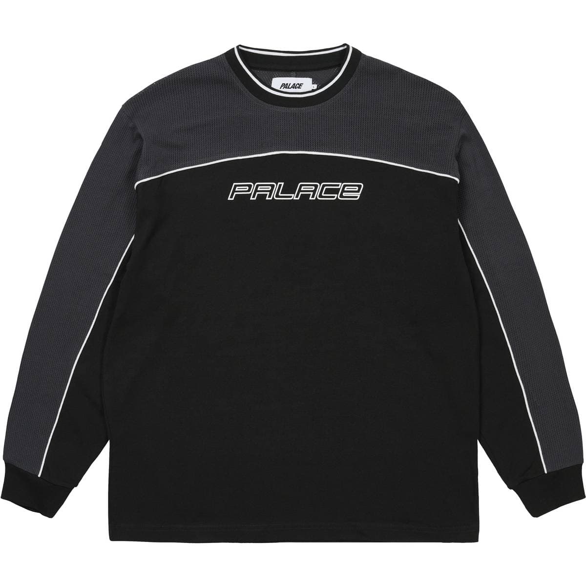 Mesh Panel Longsleeve Slate release photo 1