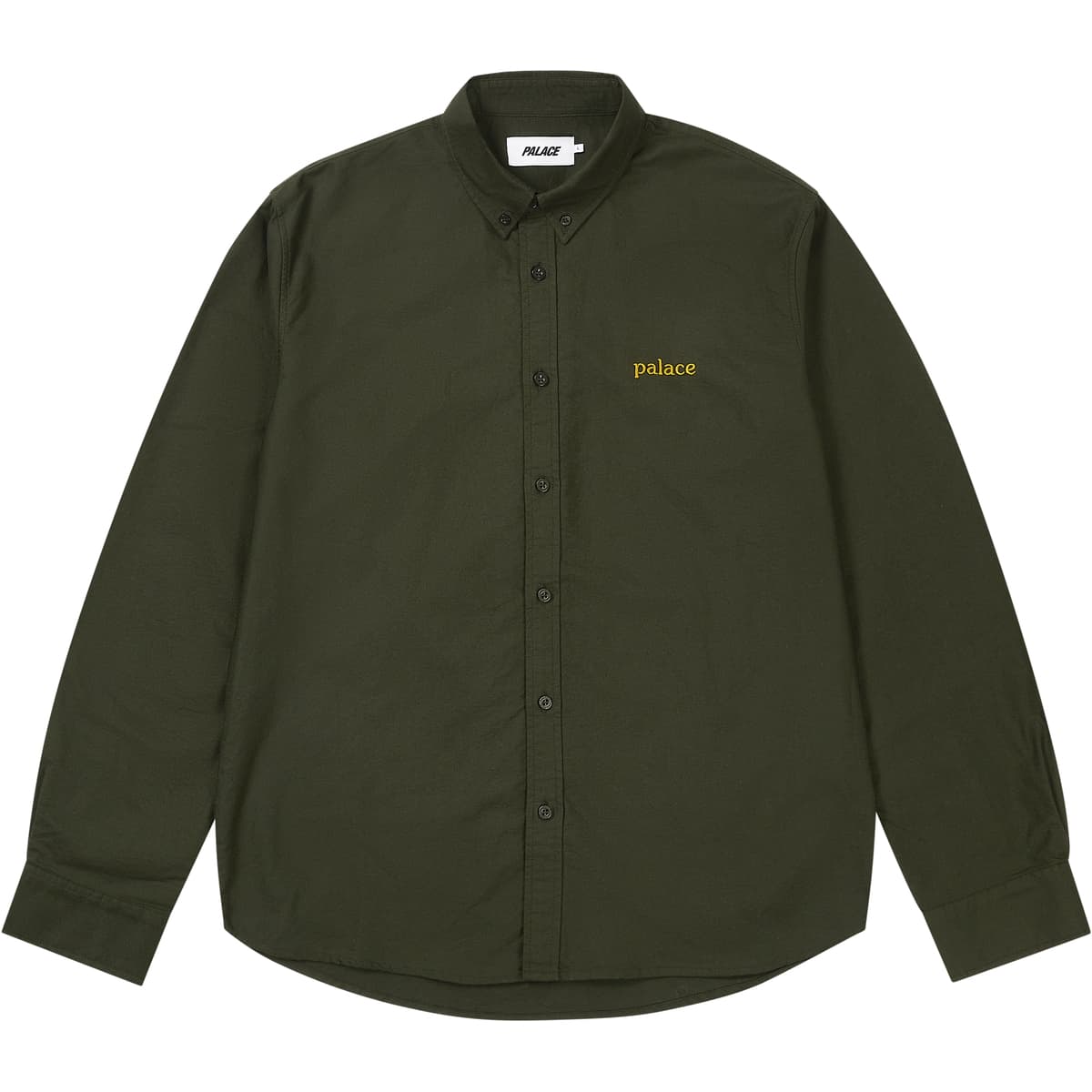 Palace Classic Oxford Shirt Olive release photo 1