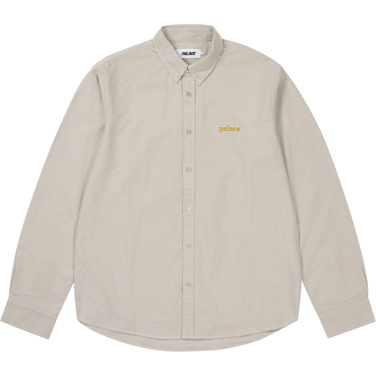 Palace Classic Oxford Shirt Stone release photo 1