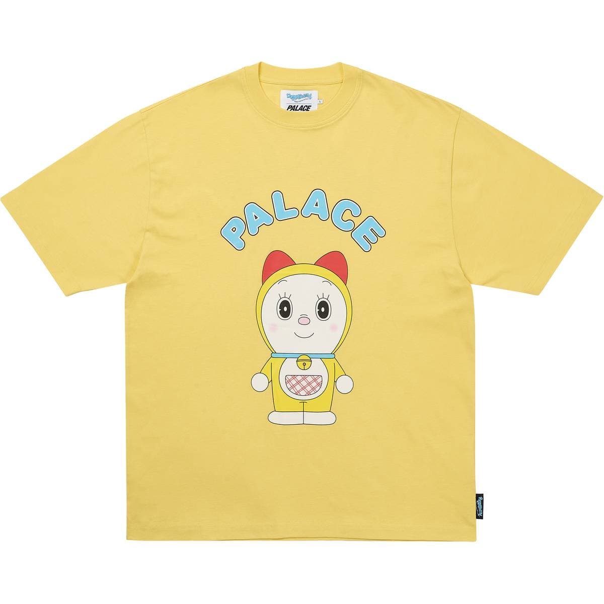 Palace Doraemon T-shirt Blessed Yellow release photo 1
