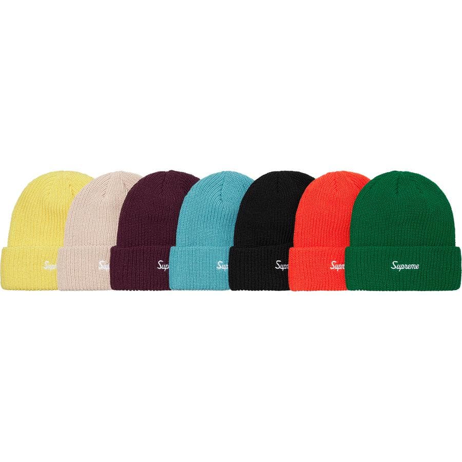 Supreme® HOME FALL-WINTER 2021 LOOSE GAUGE BEANIE Loose Gauge Beanie release photo 1