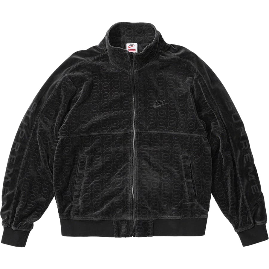 Supreme®/Nike® Velour Track Jacket release photo 1