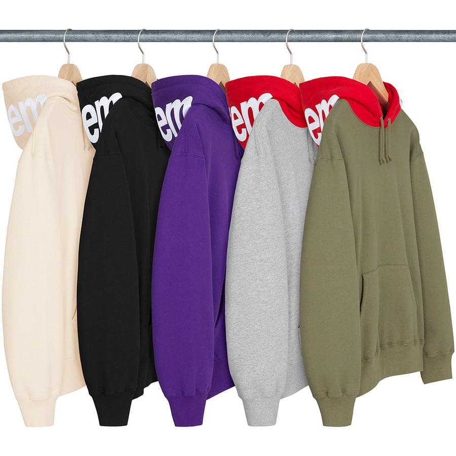Supreme Contrast Hooded Sweatshirt release photo 1
