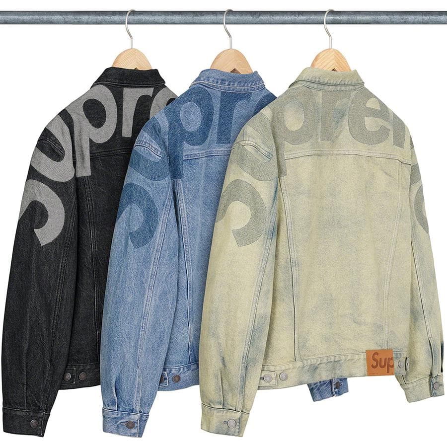 Inset Logo Denim Trucker Jacket release photo 1