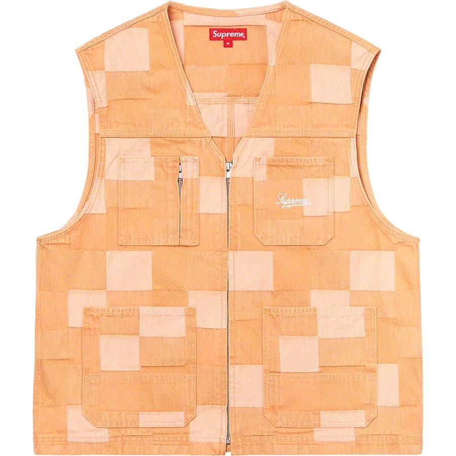 Supreme Patched Denim Vest release photo 2