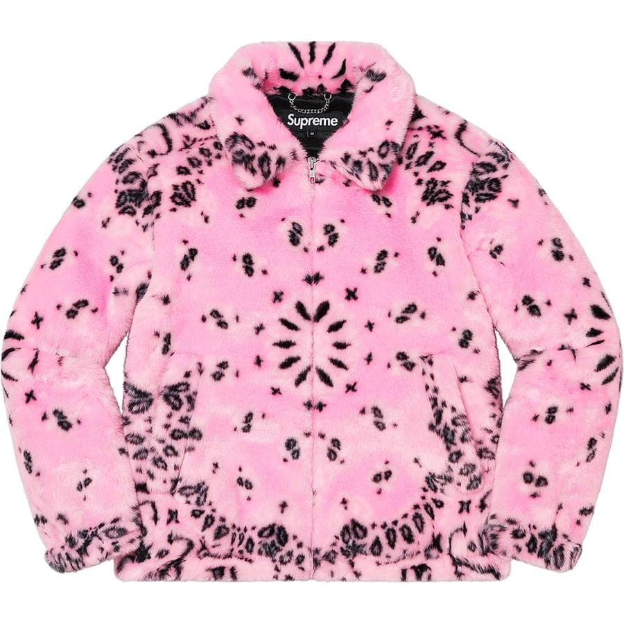 Supreme Bandana Faux Fur Bomber Jacket release photo 1