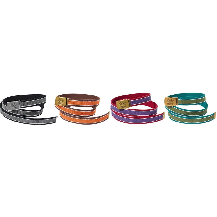 Supreme®/dickies® Stripe Webbing Belt release photo 1
