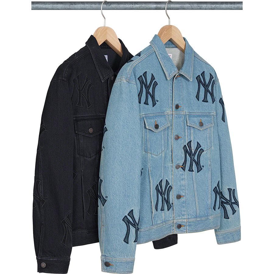 Supreme®/New York Yankees™ Denim Trucker Jacket release photo 1