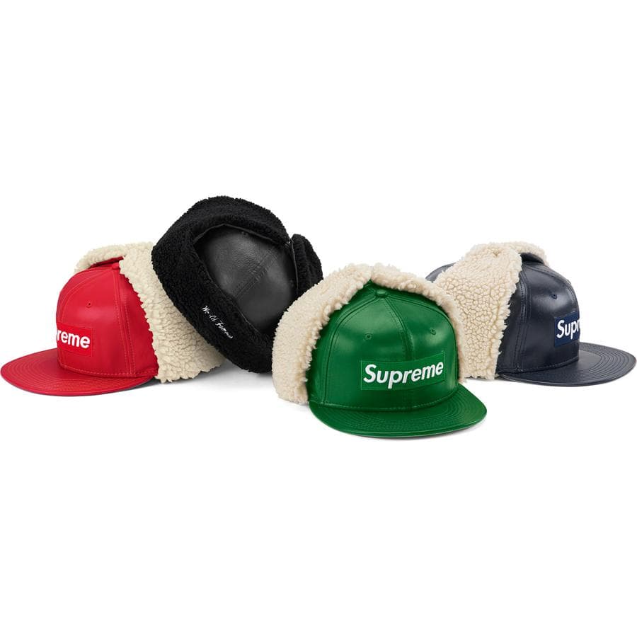 Leather Earflap Box Logo New Era® release photo 1