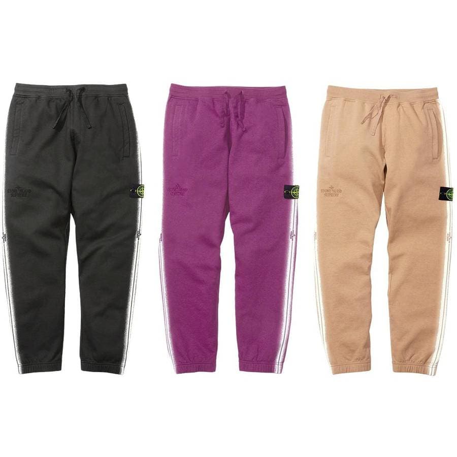 Supreme®/stone Island® Stripe Sweatpant release photo 1