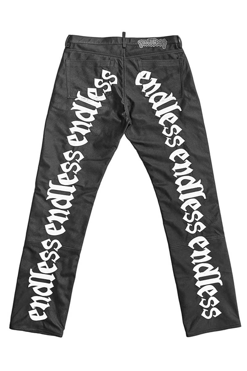 endless denim Leather Jeans release photo 1