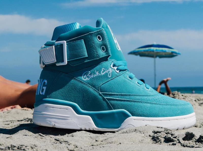 Ewing 33 Hi “Turquoise Suede” release photo 2
