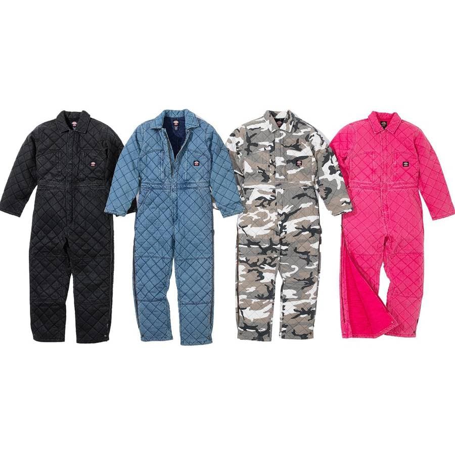 Supreme®/dickies® Quilted Denim Coverall release photo 1