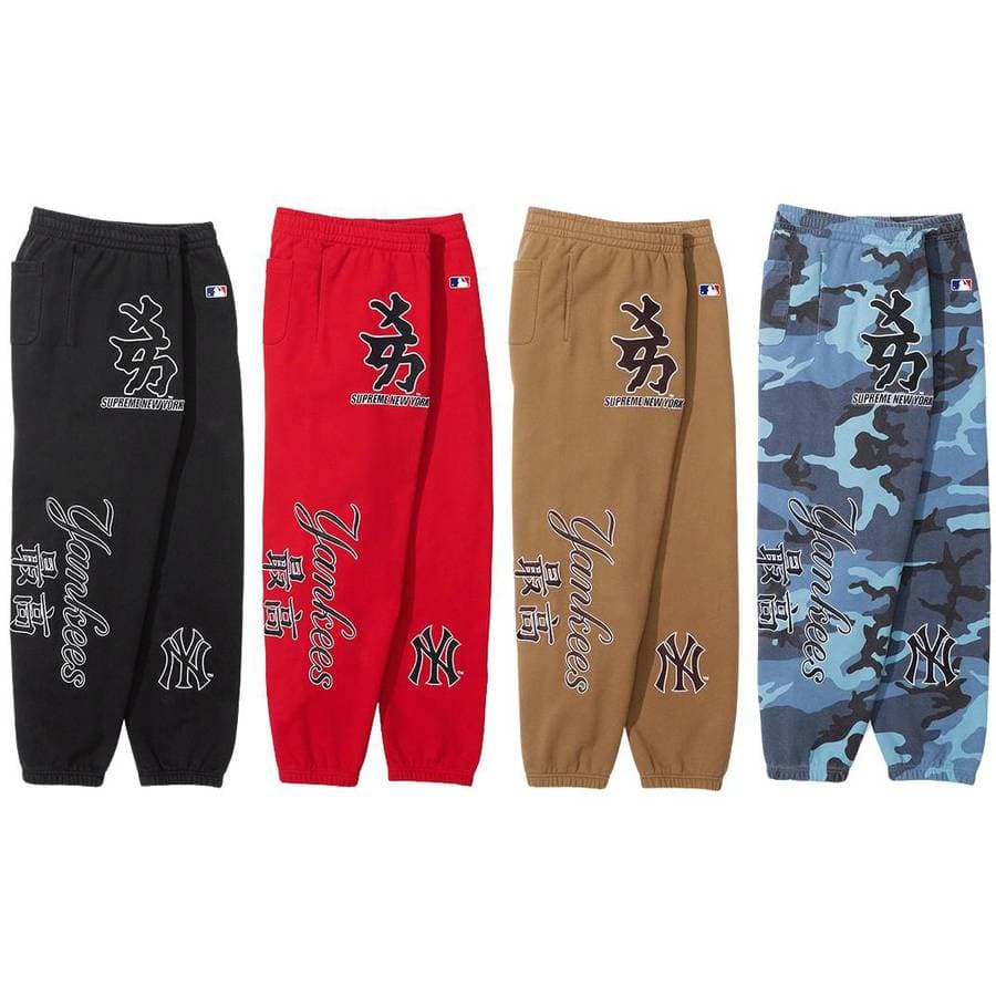 Supreme®/new York Yankees™ Kanji Sweatpant release photo 1