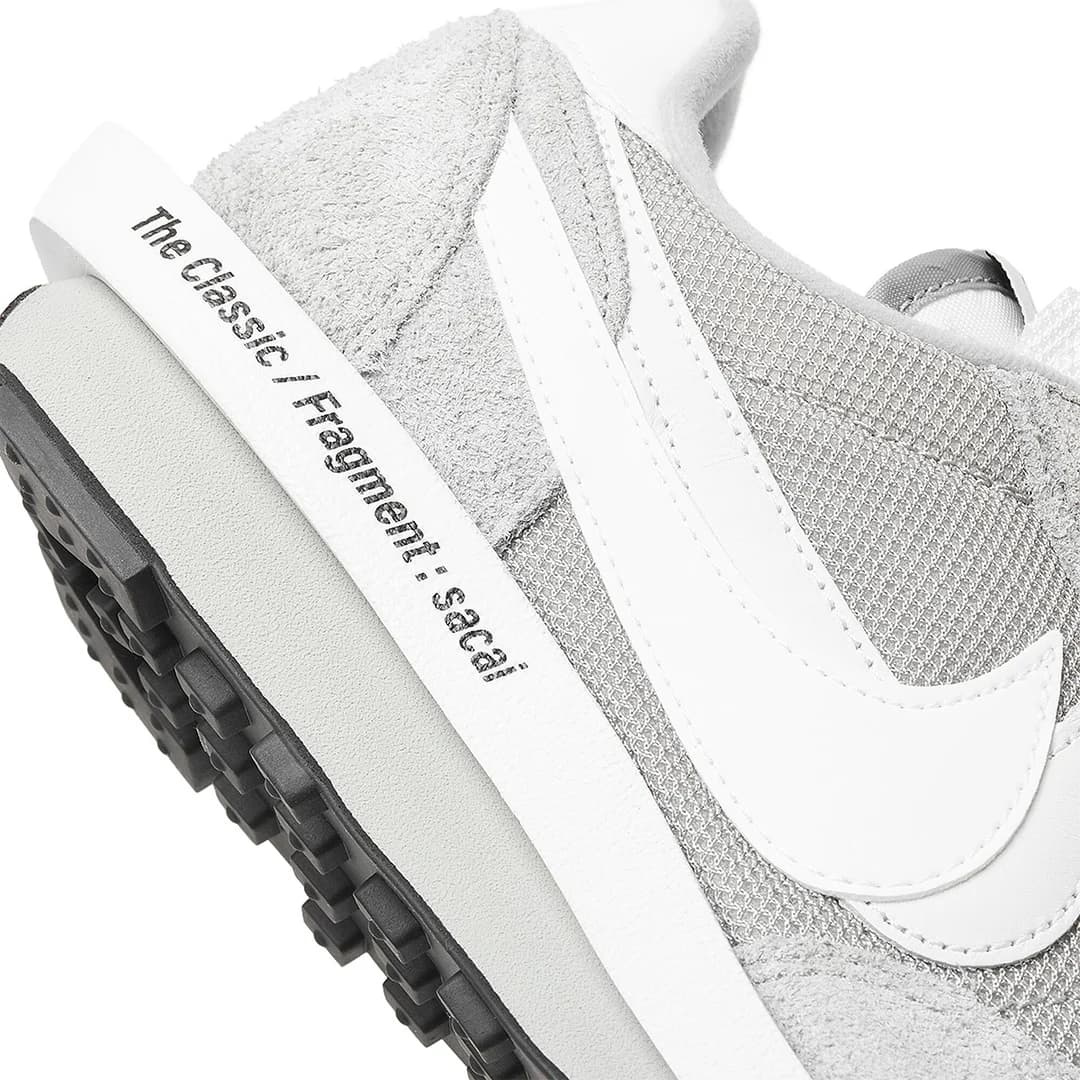 Fragment Design x sacai x Nike LDWaffle “Light Smoke Grey” release photo 2