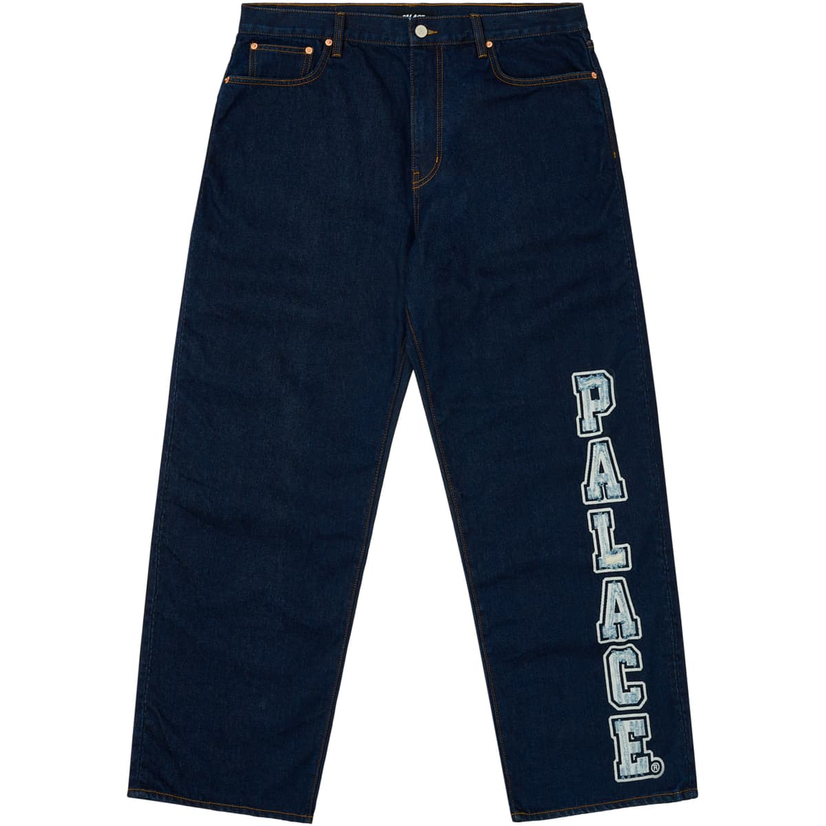 P90 College Stress Baggy Jean Indigo Wash release photo 1