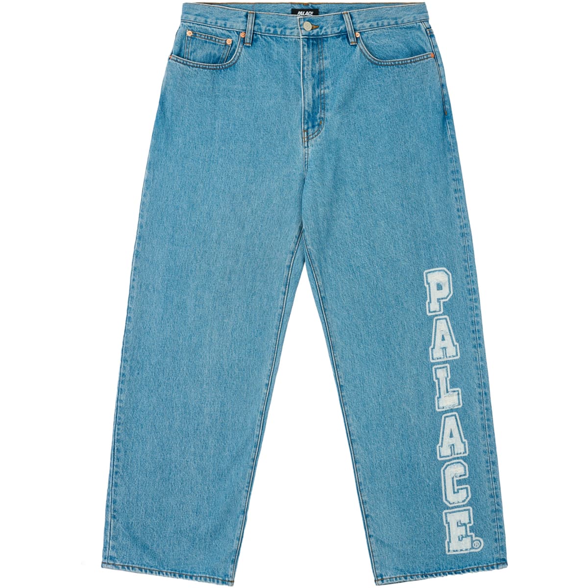 P90 College Stress Baggy Jean Stone Wash release photo 1