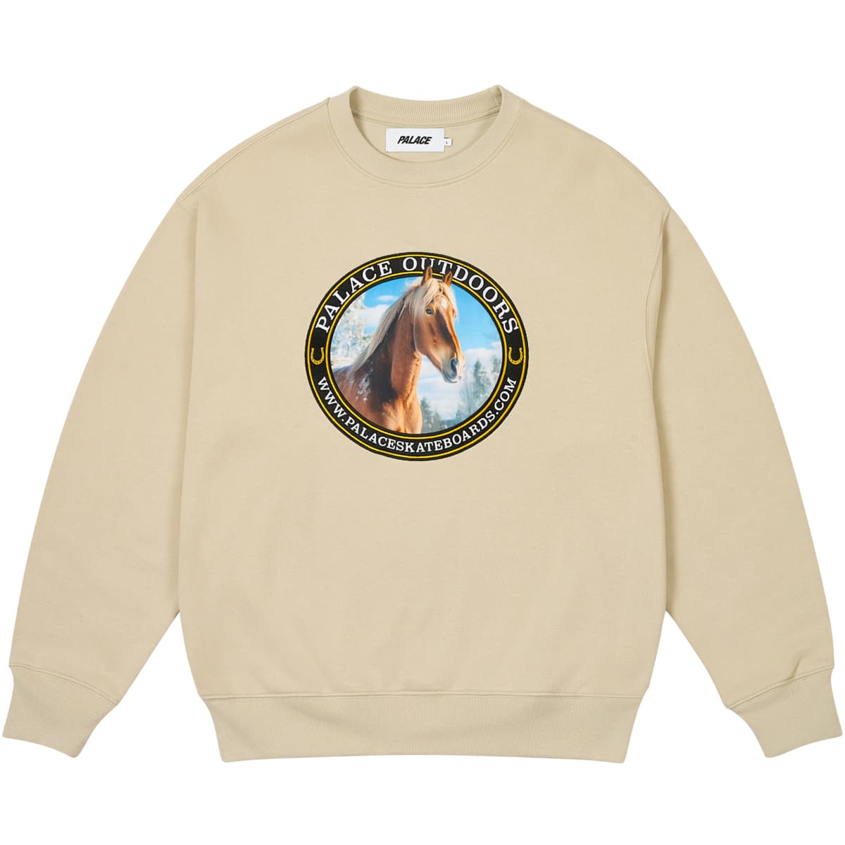 Palace Outdoors Crew Stoney Grey release photo 1