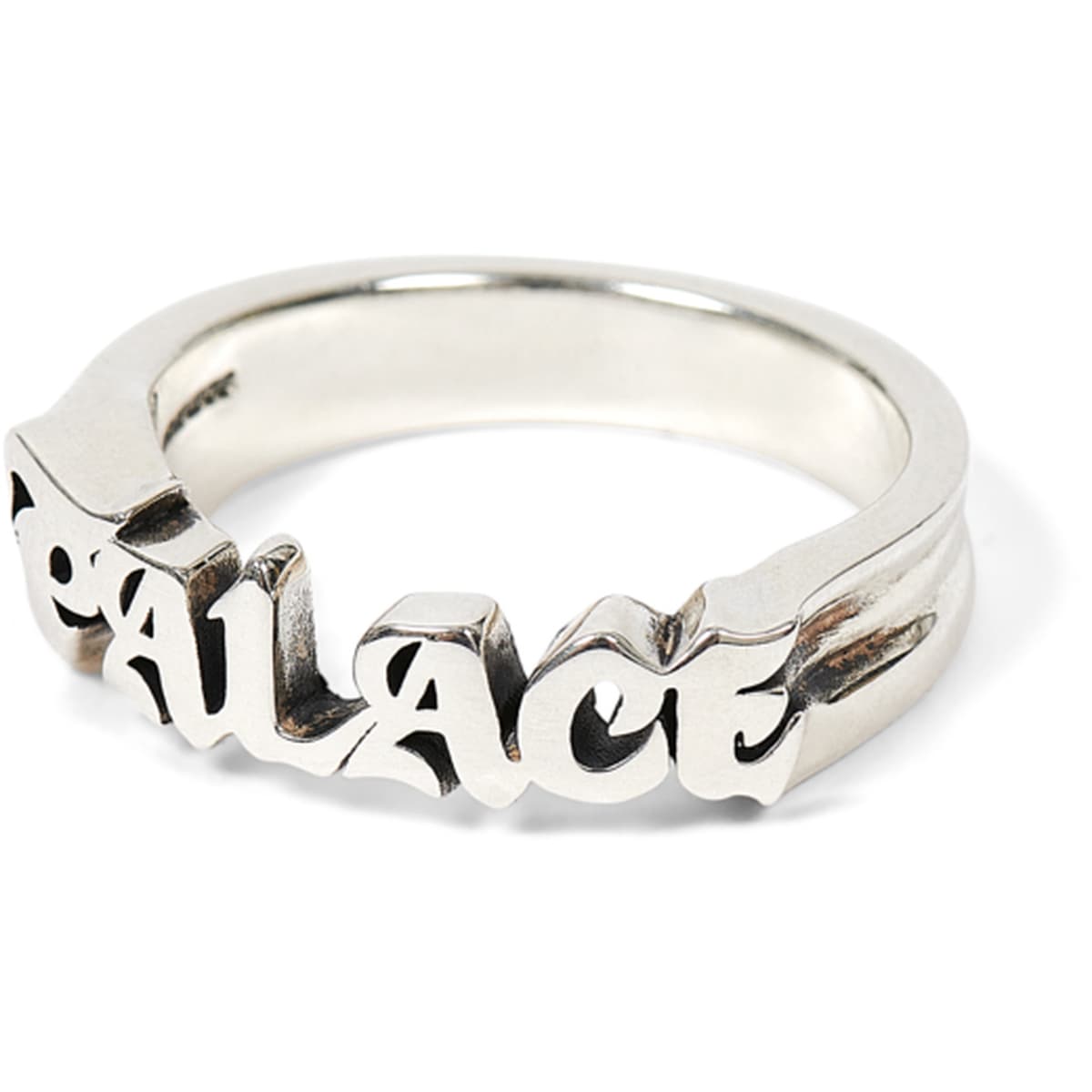 Palace Tgf Old Font Ring Silver release photo 1