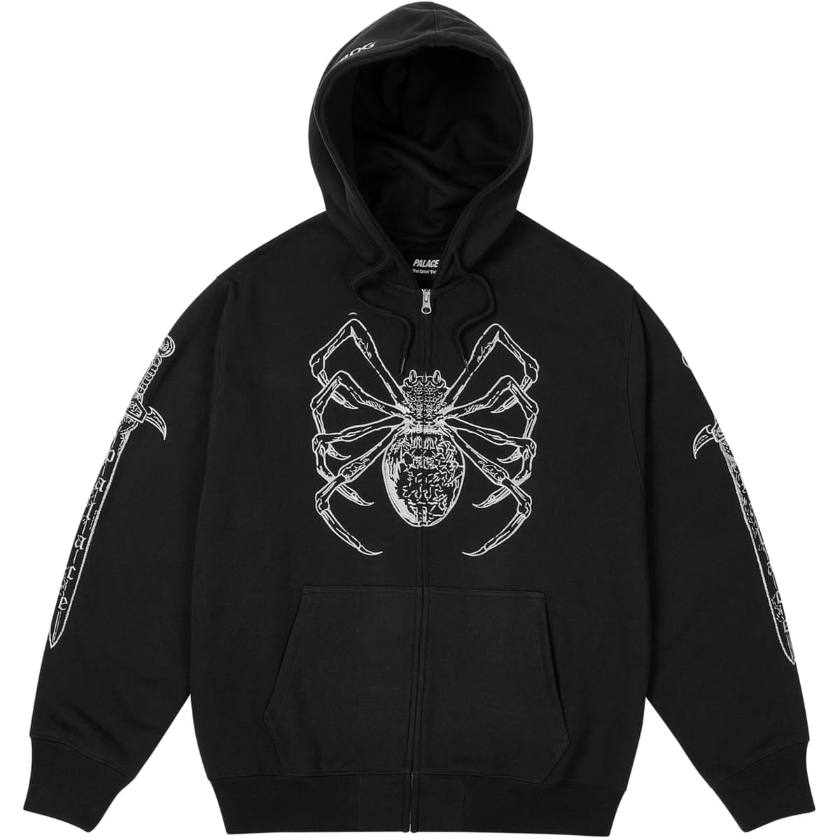 Palace Tgf Zip Hood Black release photo 1